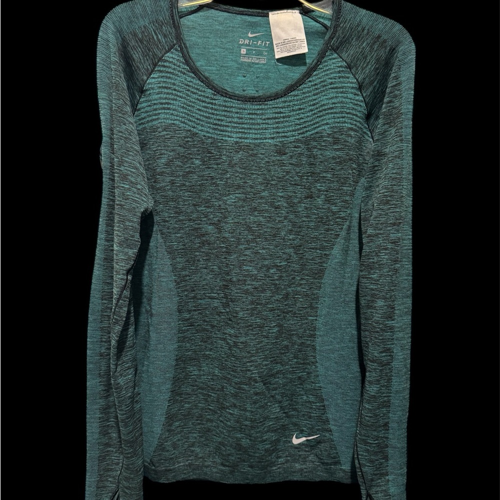 Nike Women's Teal Long Sleeve Top